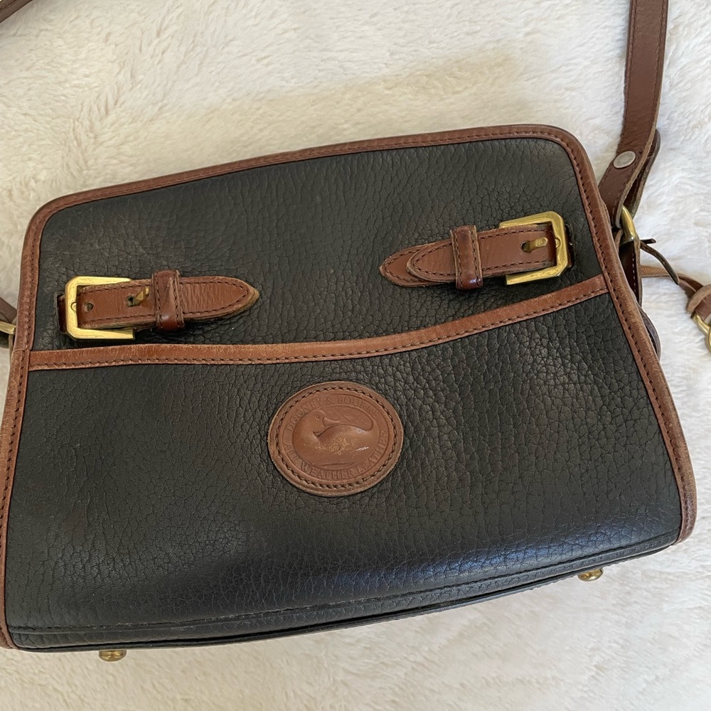 Authentic Black and Brown Dooney & Bourke Bag